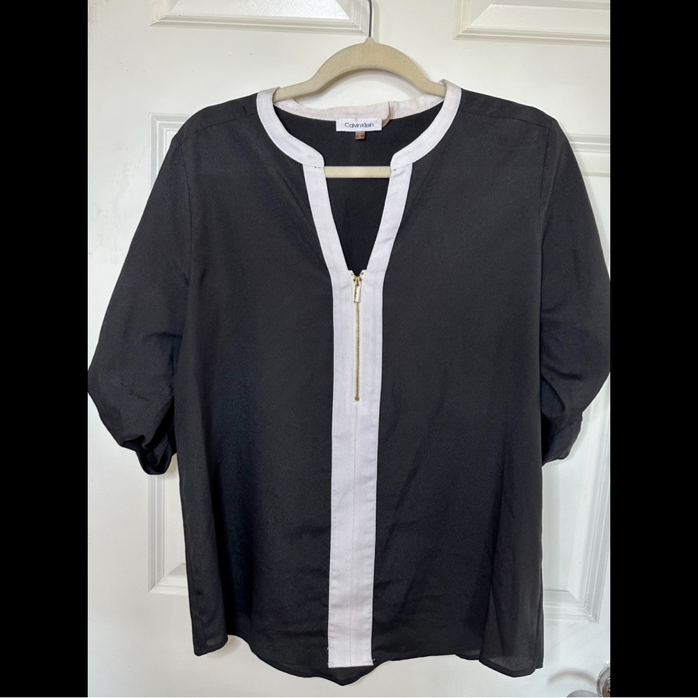 Adjustable Sleeve Calvin Klein Blouse